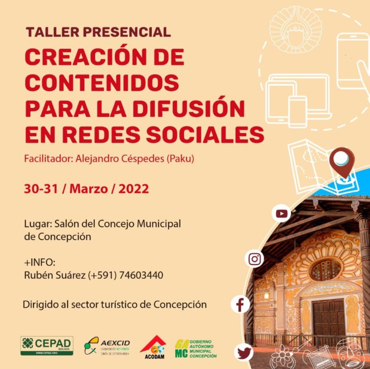 CEPAD inicia en San Xavier capacitación de creación de contenidos para difusión en redes
