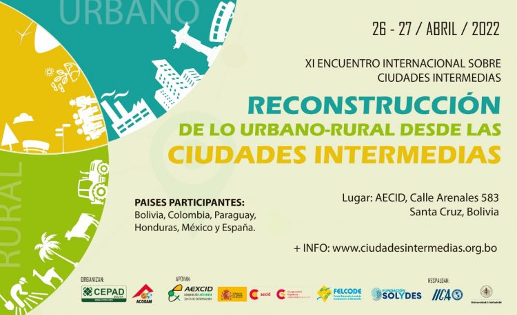 Municipalistas de seis países analizarán sobre la reconstrucción de lo urbano – rural desde las ciudades intermedias