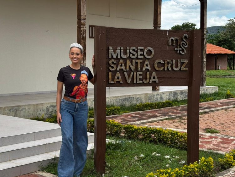Reina del Carnaval de Santa Cruz visita la Ruta Histórica Santa Cruz la Vieja