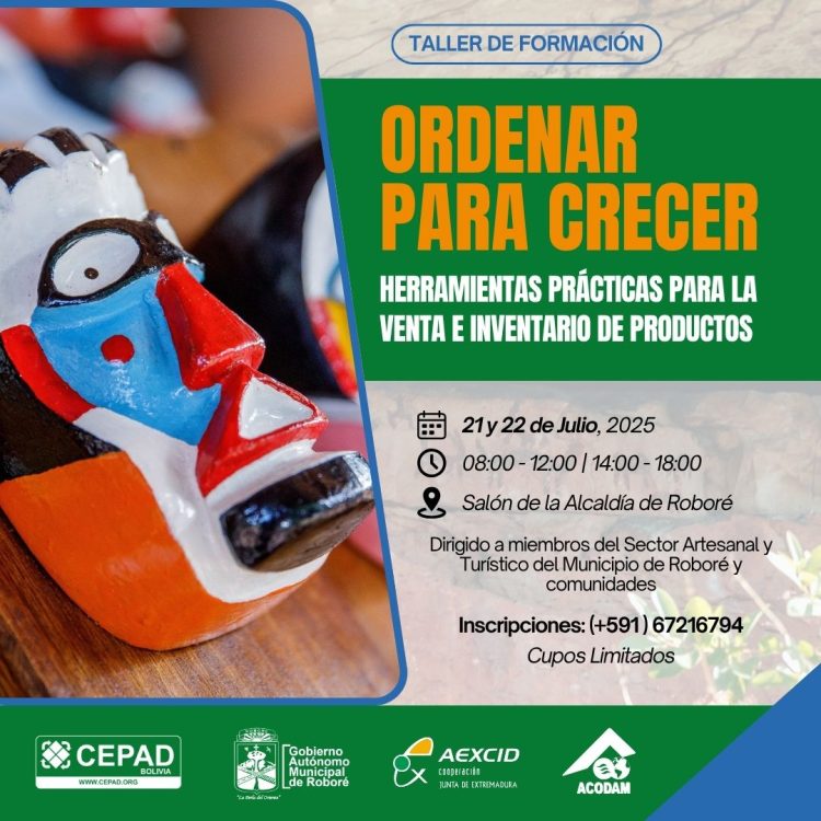 Herramientas para crecer: Roboré apuesta por la organización artesanal
