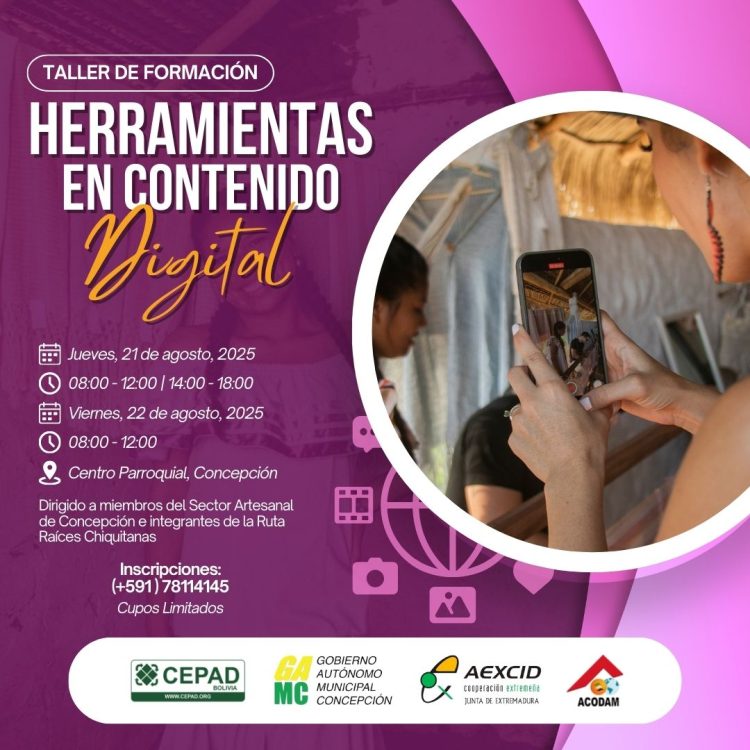 Turismo y artesanía en Concepción se fortalecen con capacitación en herramientas digitales
