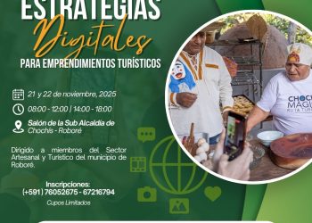 Chochís realizará taller sobre estrategias digitales para fortalecer los emprendimientos turísticos