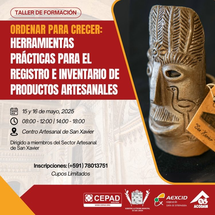 Ordenar para crecer: Herramientas prácticas para el registro e inventario de productos artesanales.