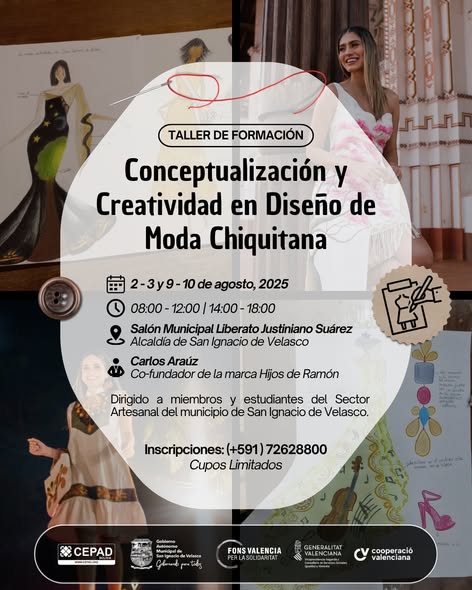 San Ignacio impulsa el diseño de moda con identidad chiquitana