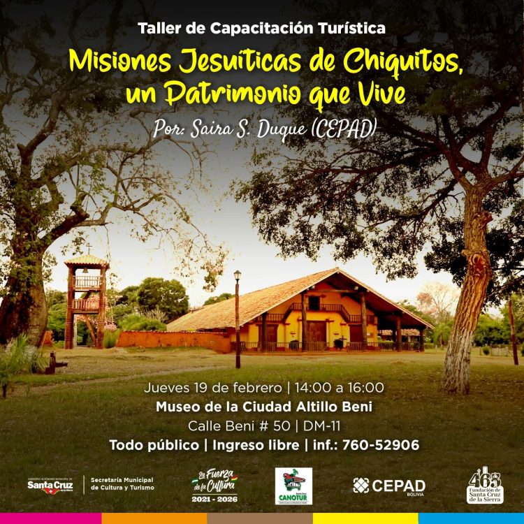 CEPAD impulsa conferencia para fortalecer el conocimiento del patrimonio misional chiquitano