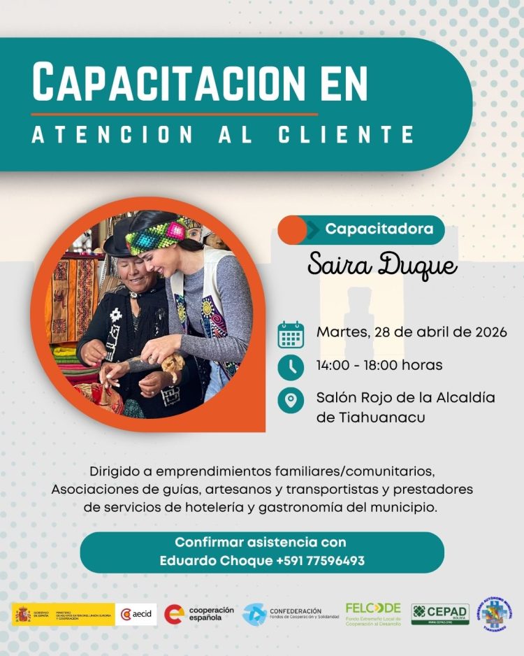 Tiwanaku impulsa talleres de atención al cliente para fortalecer el turismo y la Ruta “Caminos del Sol»