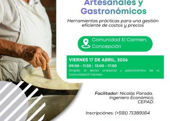 Sector Artesanal y Gastronómico de la Comunidad El Carmen se capacitarán en gestión de costos y fijación de precios