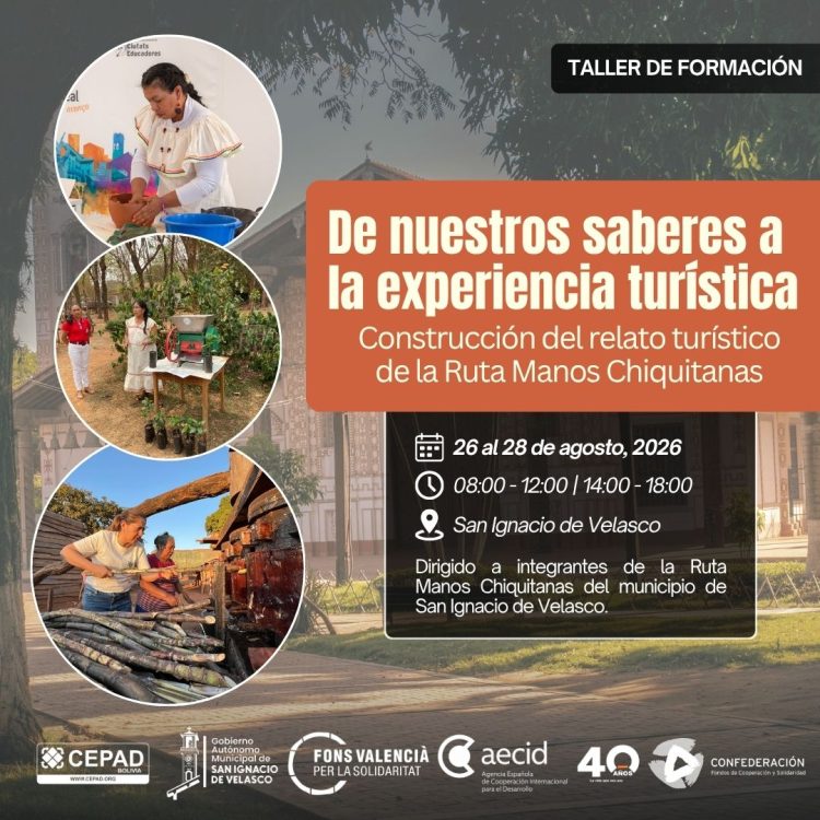 Manos Chiquitanas prepara sus relatos para recibir visitantes