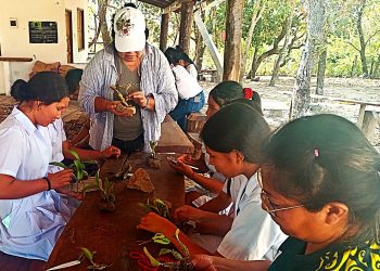 El Carmen convierte su vivero y sendero en aulas vivas para conservar las orquídeas